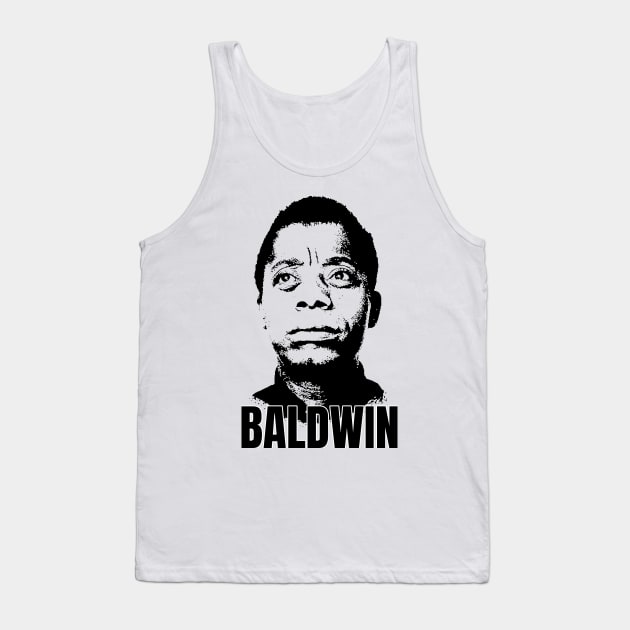 James Baldwin Portrait T-Shirt Tank Top by phatvo